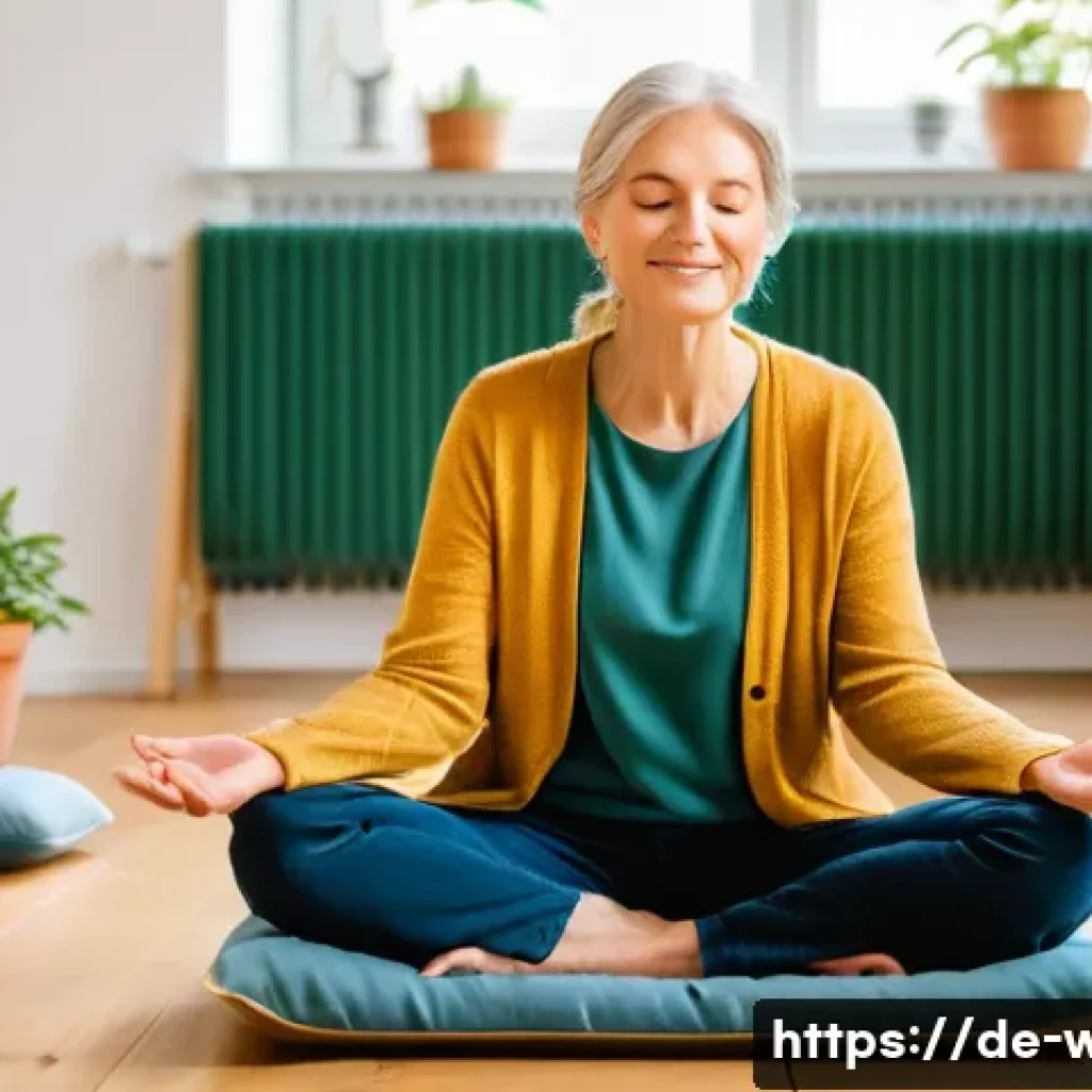 웰빙코디네이터와 커뮤니티 구축 - **Prompt:** A serene and inviting "Wohlbefindens-Workshop" (wellbeing workshop) held in a naturally ...